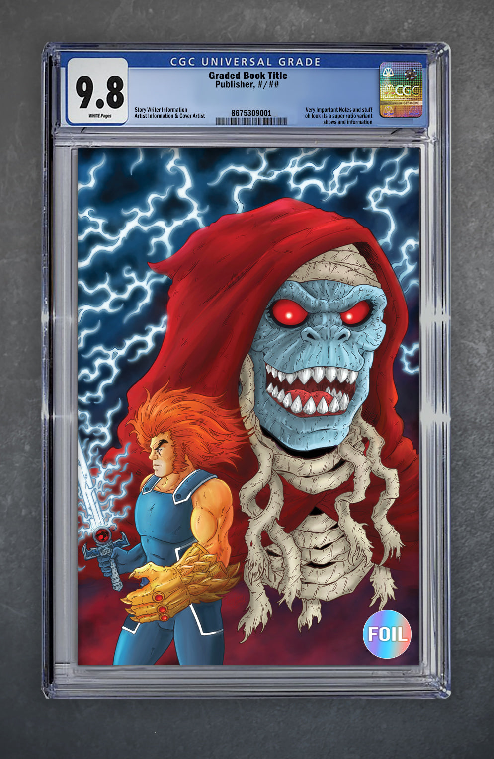 Thundercats 16 CGC Universal Series 9.8 Josh C Lyman Variant A Virgin Foil LTD 1000 [5/21/25]