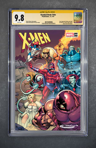 X-MEN #20 CGC Signature Series 9.8 Sajad Shah Variant A Trade LTD 3000 [8/13/25]