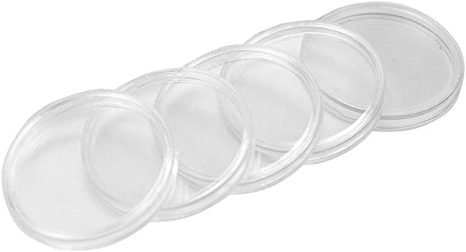 Cent 19mm Coin Capsules (5-pack)