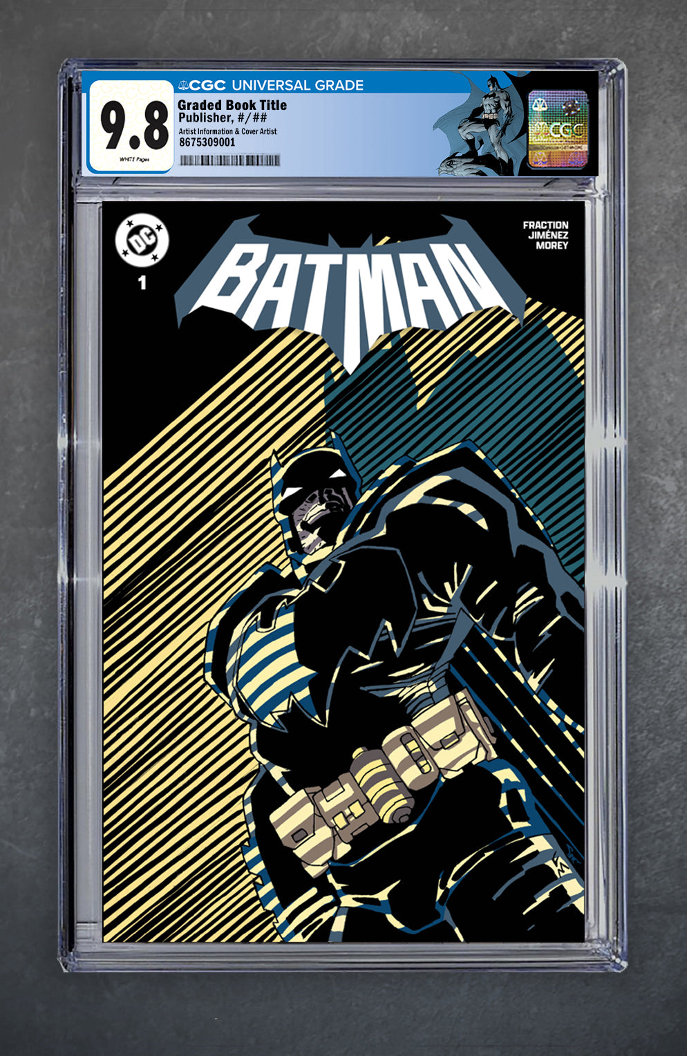 Batman 1 CGC Universal Series 9.8 *Batman Custom Label* Frank Miller Variant A Trade LTD 1000 [10/9/25]
