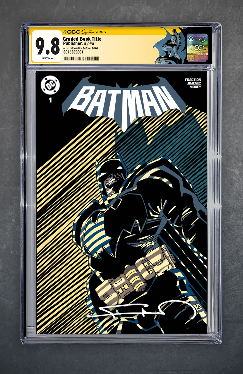 Batman 1 CGC Signature Series 9.8 *Batman Custom Label* Frank Miller Variant A Trade LTD 1000 [10/9/25]