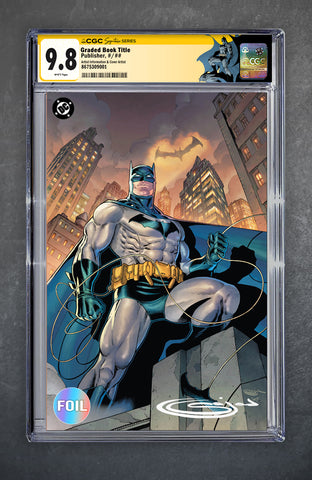 Batman 1 CGC Signature Series 9.8 *Batman Custom Label* Sajad Shah Variant B Virgin Foil LTD 1000 [10/9/25]