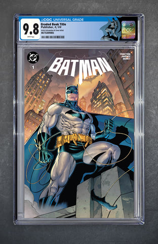 Batman 1 CGC Universal Series 9.8 *Batman Custom Label* Sajad Shah Variant A Trade LTD 1000 [10/9/25]