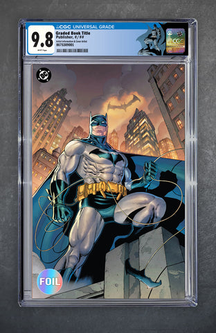 Batman 1 CGC Universal Series 9.8 *Batman Custom Label* Sajad Shah Variant B Virgin Foil LTD 1000 [10/9/25]