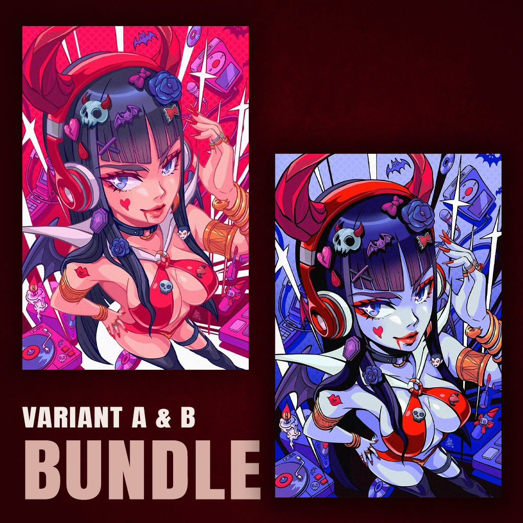 Vampirella 675 Anacathie BUNDLE Variant A Virgin DJ Red and Variant B Virgin DJ Blue [1/29/25]