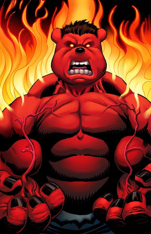 Do You Pooh? Red Hulk Sajad Shah PCB Hobby Variant B Virgin LTD 50 [2/6/25] MEGACON