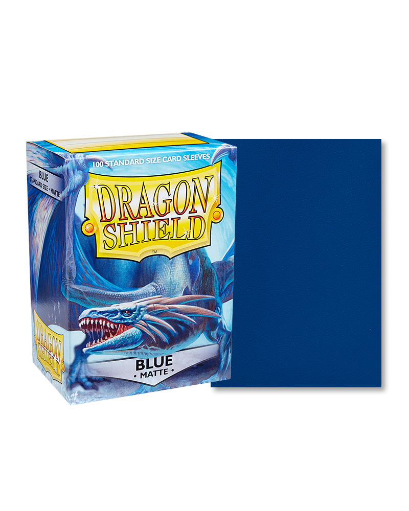 Dragon Shield Sleeves - Standard - Matte (100 ct.) - Blue