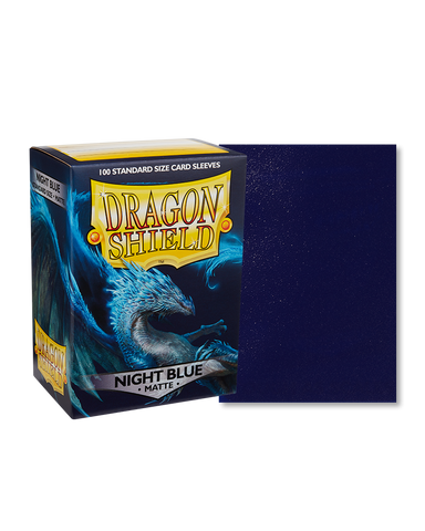 Dragon Shield Sleeves - Standard - Matte (100 ct.) - Night Blue