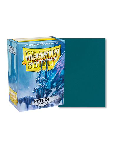 Dragon Shield Sleeves - Standard - Matte (100 ct.) - Petrol