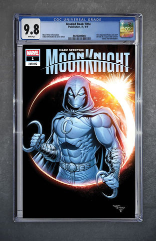 Marc Spector: Moon Knight #1 CGC Universal Series 9.8 Sajad Shah Variant A Trade LTD 3000 [2/11/26]