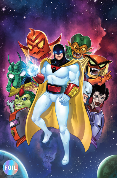 Space Ghost #1 (2025) Josh C Lyman Variant C Virgin Foil LTD 333