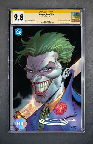 All-Star Batman and Robin, The Boy Wonder 1 Facsimile Edition CGC Signature Series 9.8 Sajad Shah Variant B Virgin Foil LTD 250 [12/3/25]