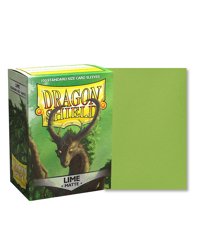 Dragon Shield Sleeves - Standard - Matte (100 ct.) - Lime