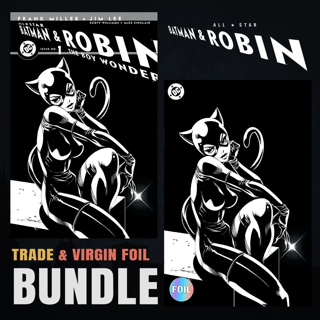 All-Star Batman and Robin, The Boy Wonder 1 Facsimile Edition Godtail BUNDLE Variant A Trade + B Virgin Foil [12/3/25]