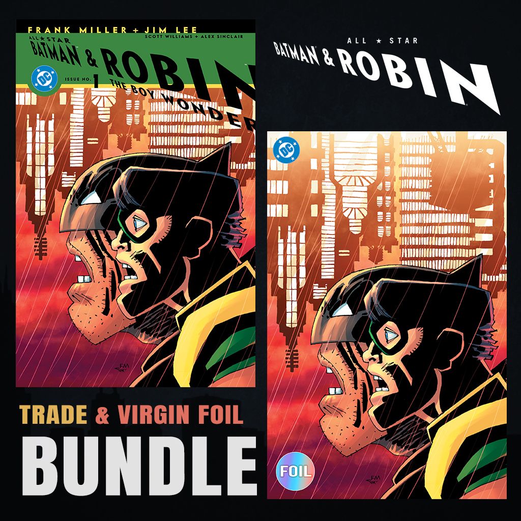 All-Star Batman and Robin, The Boy Wonder 1 Facsimile Edition Frank Miller BUNDLE Variant A Trade + B Virgin Foil [12/3/25]
