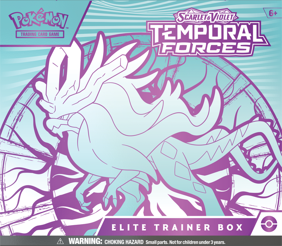 Pre-Order -- Pokemon - Scarlet and Violet - SV5 Temporal Forces - Elite Trainer Boxes - Walking Wake