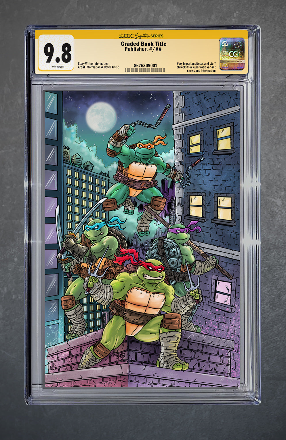 Teenage Mutant Ninja Turtles #6 CGC Signature Series 9.8 Josh C Lyman PCB Hobby Variant A VIRGIN LTD 600 [1/29/25] MEGACON