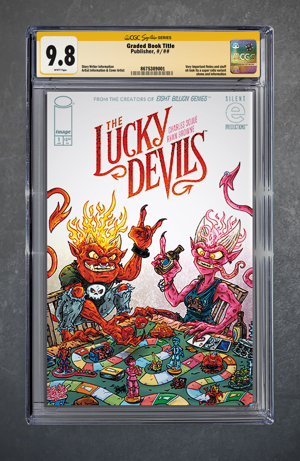 The Lucky Devil's #1 CGC Signature Series 9.8 Josh C Lyman PCB Hobby Variant A Trade LTD 500 [1/8/25]