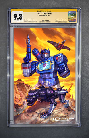 Transformers #23 CGC Signature Series 9.8 Sajad Shah Variant B Virgin LTD 750 [8/13/25]