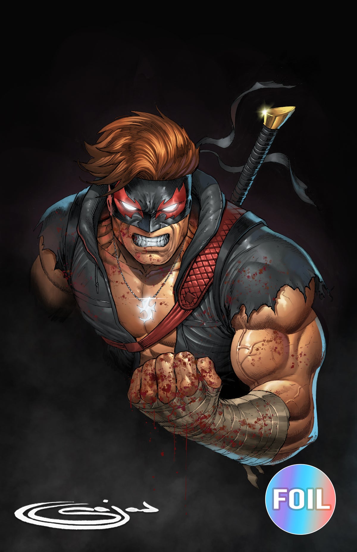 Final Boss 1 Sajad Shah ***SIGNED*** Variant A Virgin Foil LTD 500 [11/19/25]