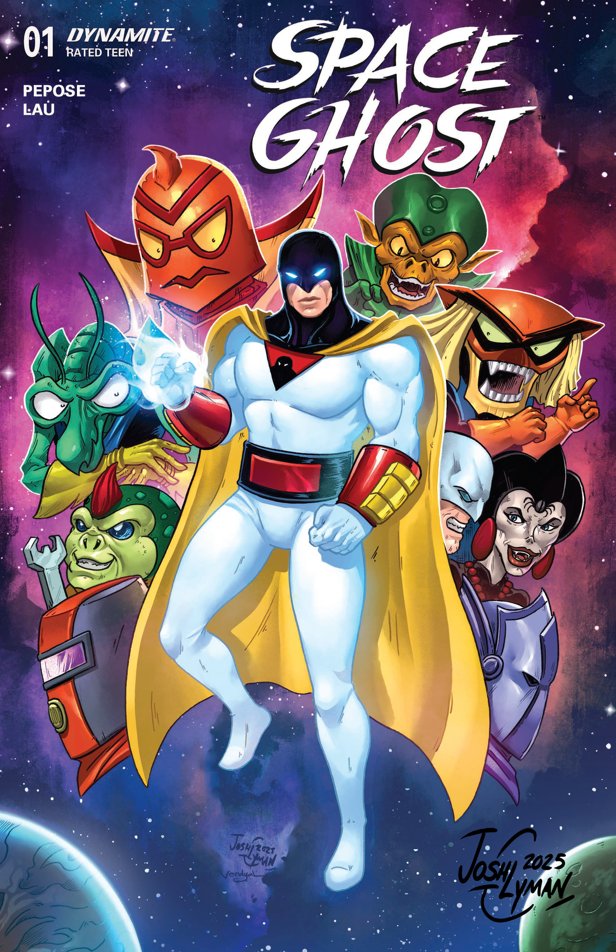 *SIGNED* Space Ghost #1 (2025) Josh C Lyman Variant A Trade LTD 333 [8/13/25]