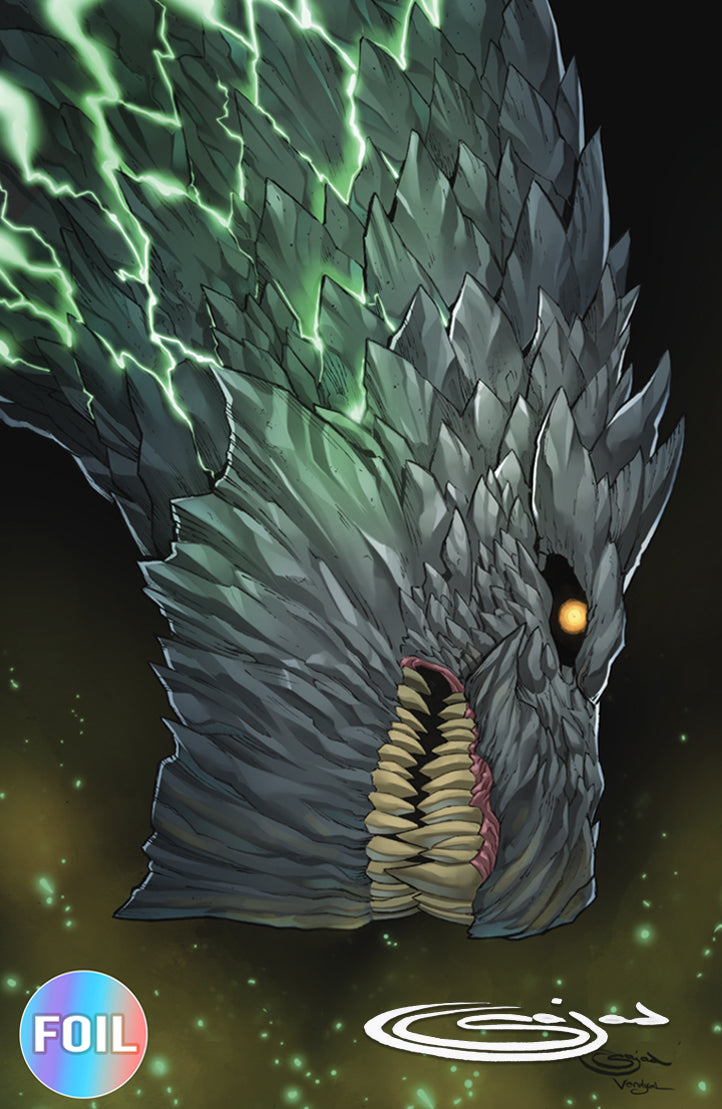 Godzilla [Kai-Sei] 5 Sajad Shah ***SIGNED*** Variant B Virgin Foil LTD 500 [12/3/25]