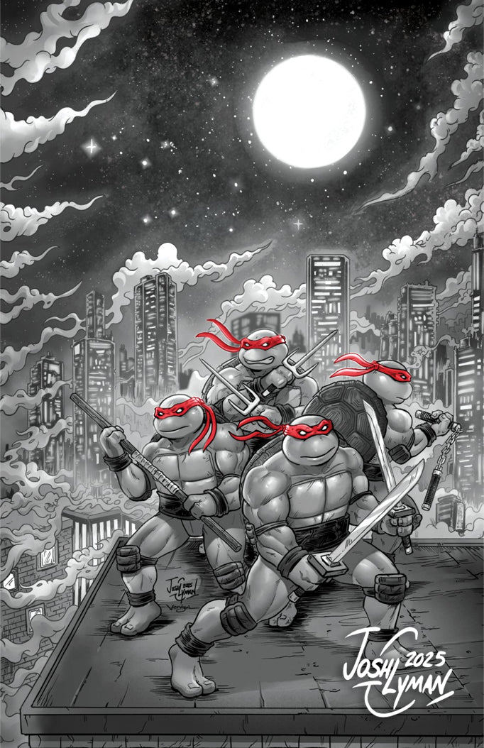 Teenage Mutant Ninja Turtles: Journeys #1 Josh C Lyman ***SIGNED*** Variant B Virgin LTD 500 [8/20/25]