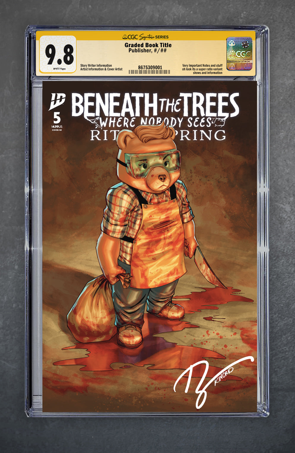 Beneath the Trees Where Nobody Sees: Rite of Spring 5 CGC Signature Series 9.8 Ryan Kincaid Variant A Trade LTD 500 [12/17/25]