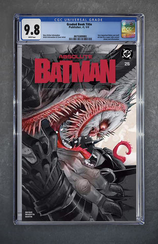 Absolute Batman #25 CGC 9.8 Eric Canete LTD 1000 [10/28/26]