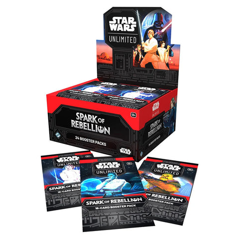 PRE-ORDER -- Star Wars Unlimited - Spark of Rebellion Booster Box (24 pk)
