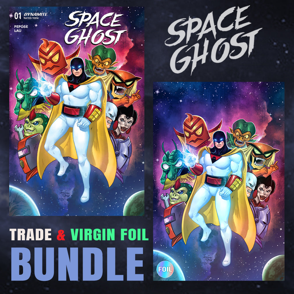 Space Ghost #1 (2025) Josh C Lyman BUNDLE Trade + Virgin Foil