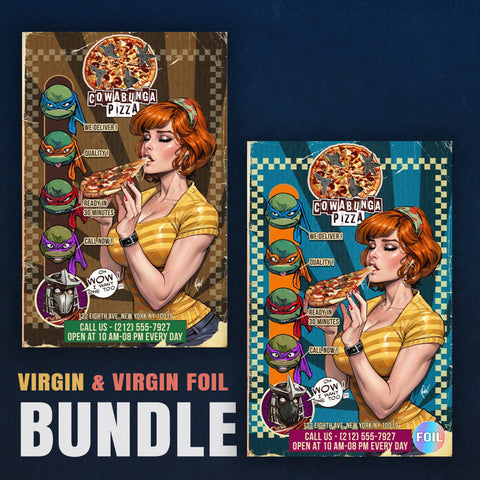 Teenage Mutant Ninja Turtles 9 Cedric Poulat BUNDLE Variant A Virgin + Variant B Virgin Foil [6/4/25]