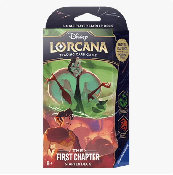 Disney Lorcana: The First Chapter Starter Deck (Emerald & Ruby) - The First Chapter