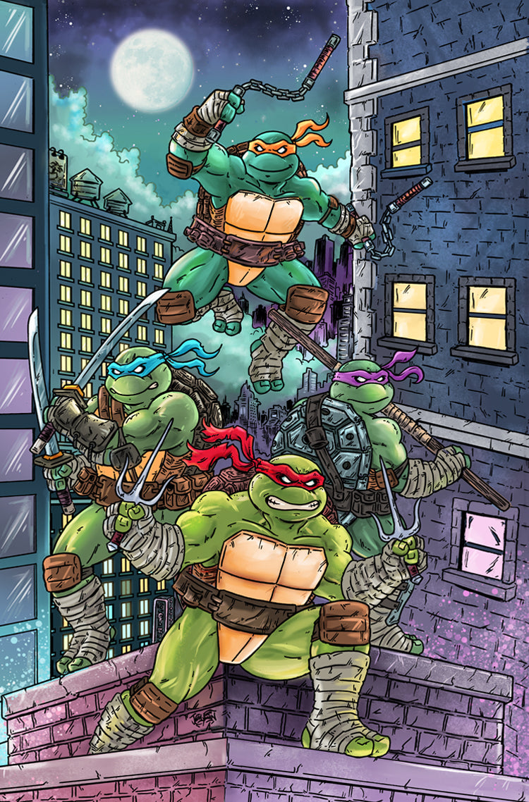 Teenage Mutant Ninja Turtles #6 Josh C Lyman PCB Hobby Variant A Virgin LTD 600 [1/29/25] MEGACON