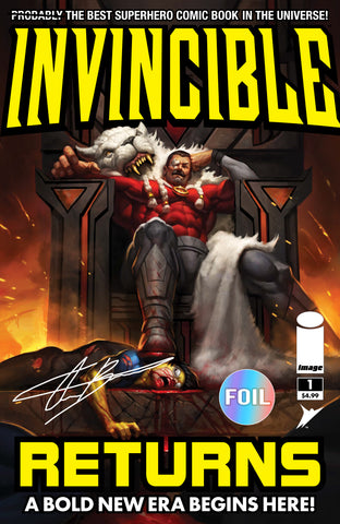 Invincible Returns #1 (Reprint) Aaron Bartling LTD 1500 [6/28/26]