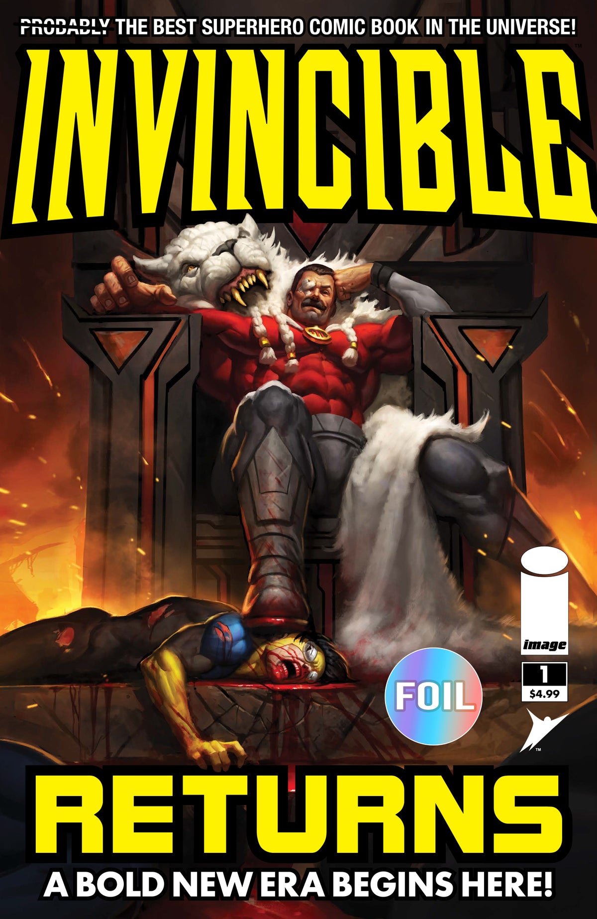 Invincible Returns #1 (Reprint) Aaron Bartling Variant A Trade Foil LTD 1500 [6/28/26]