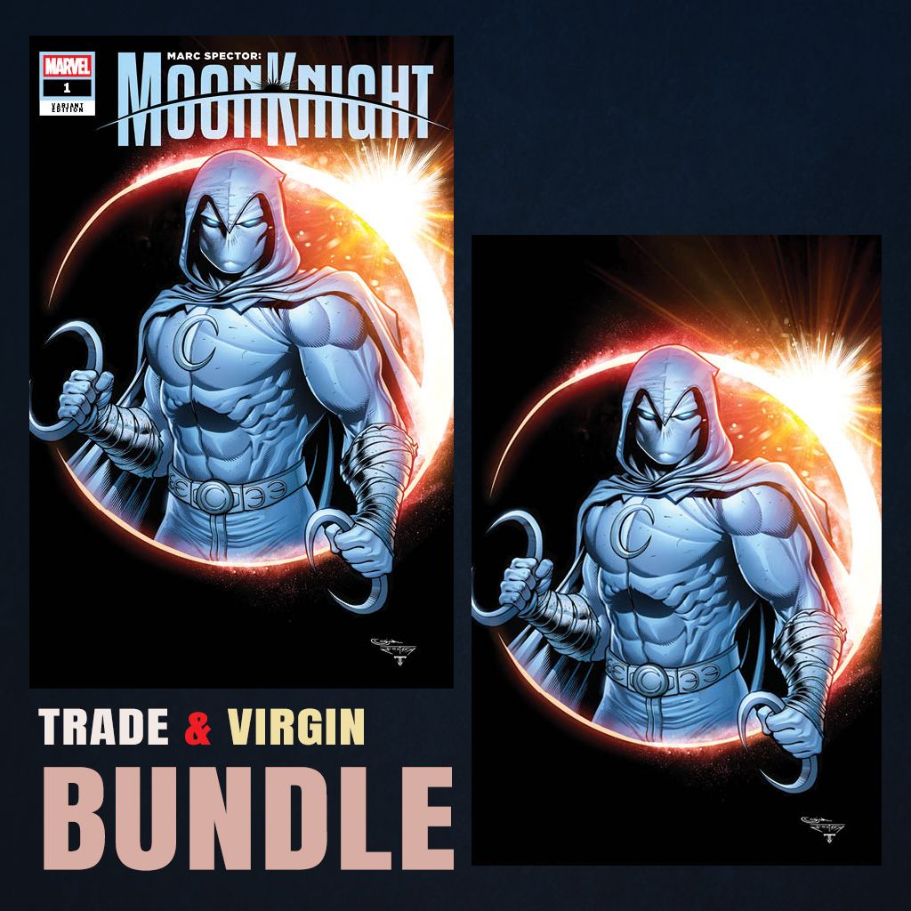 Marc Spector: Moon Knight #1 Sajad Shah BUNDLE Variant A Trade + Variant B Virgin [2/11/26]