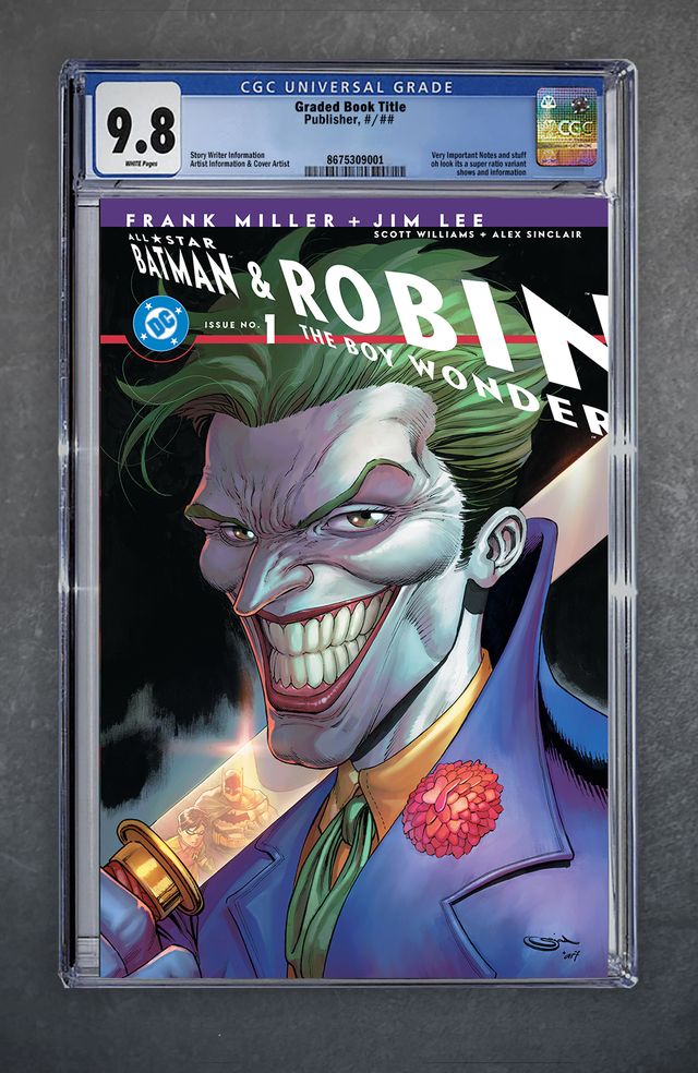All-Star Batman and Robin, The Boy Wonder 1 Facsimile Edition CGC Universal Series 9.8 Sajad Shah Variant A Trade LTD 250 [12/3/25]